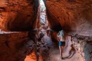 Soldier Pass Cave In Sedona.