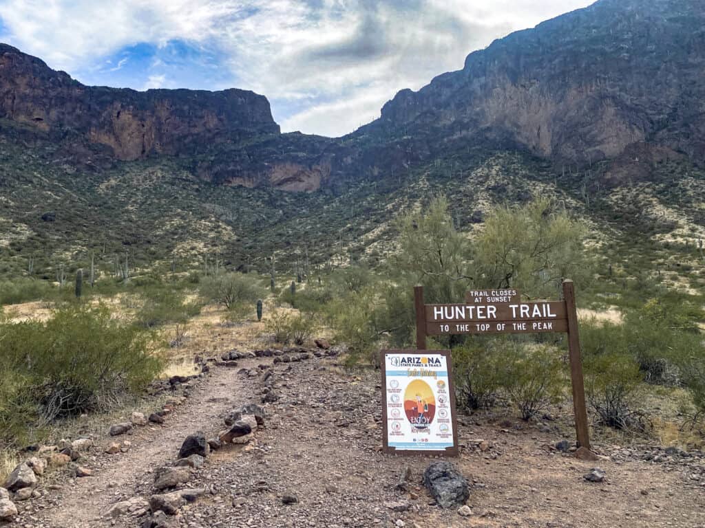 Hunter Trail in Picacho Peak State Park