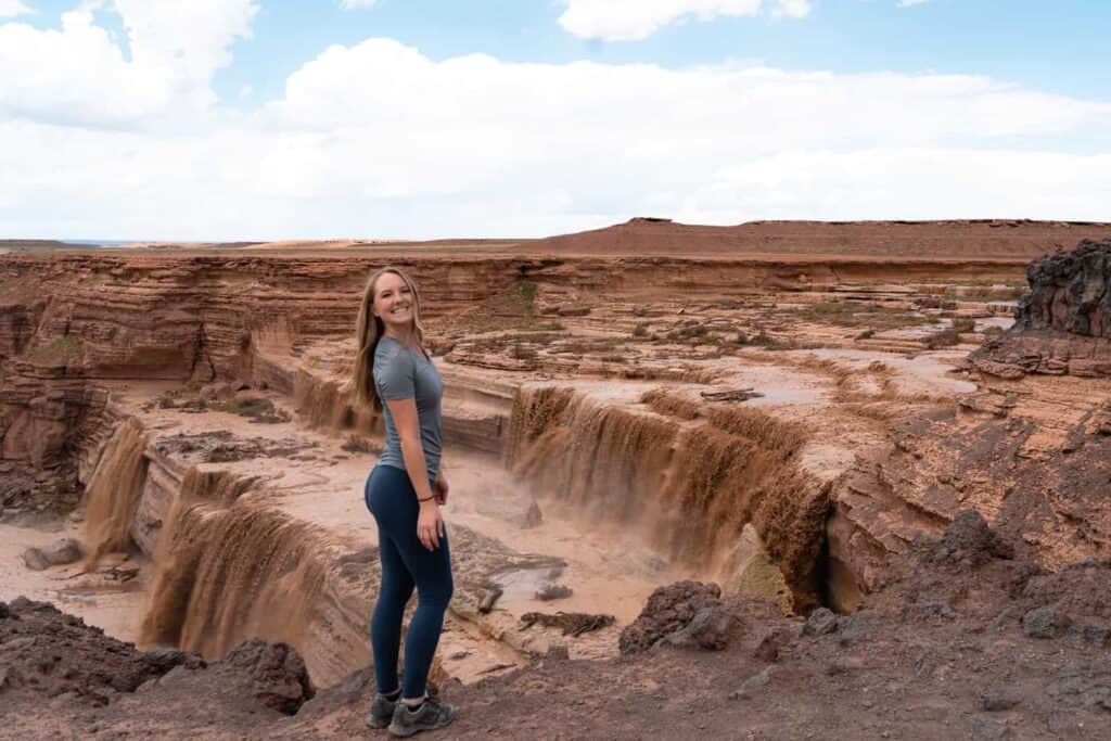 Arizona's Grand Falls (Chocolate Falls) CLOSED Karabou Adventures