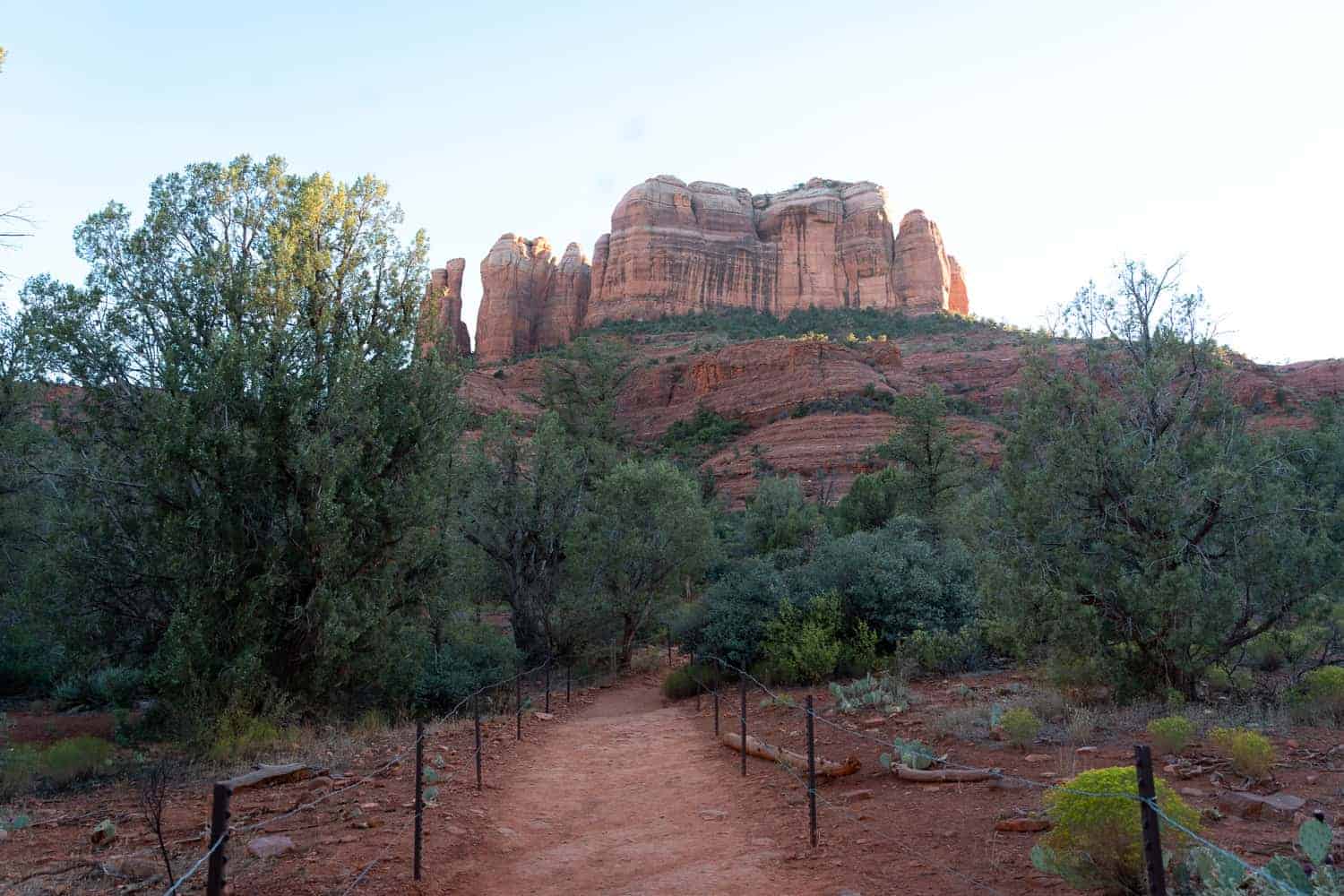 Cathedral Rock Trail In Sedona.