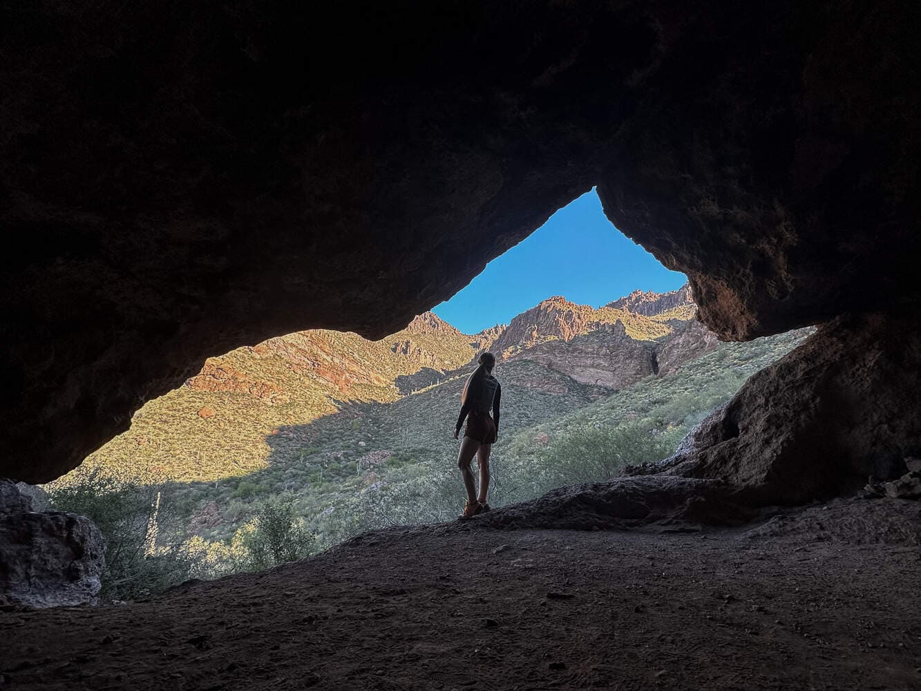 Shaka Cave, Superstition Mountains.
